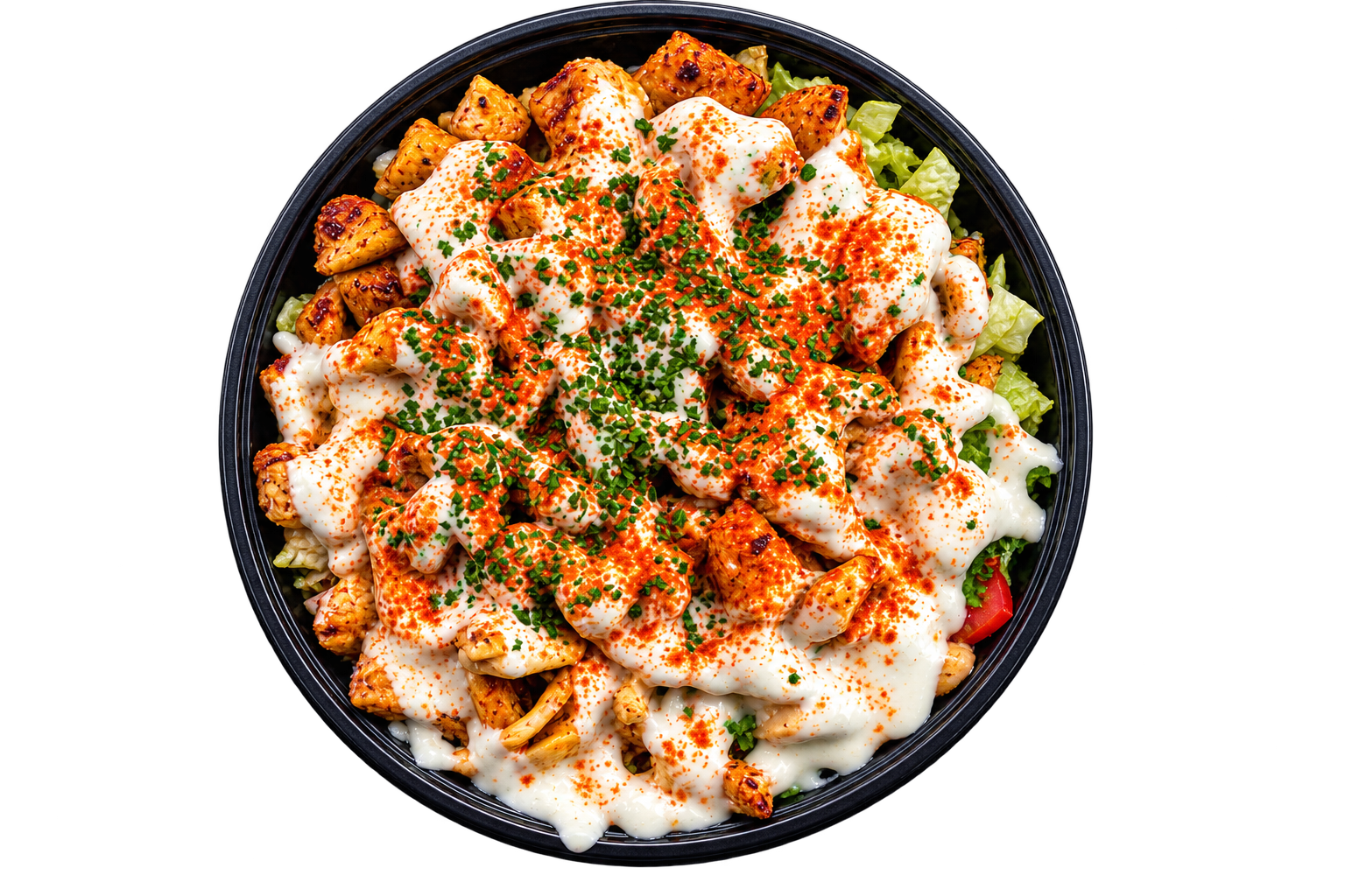 Loaded chicken bowl
